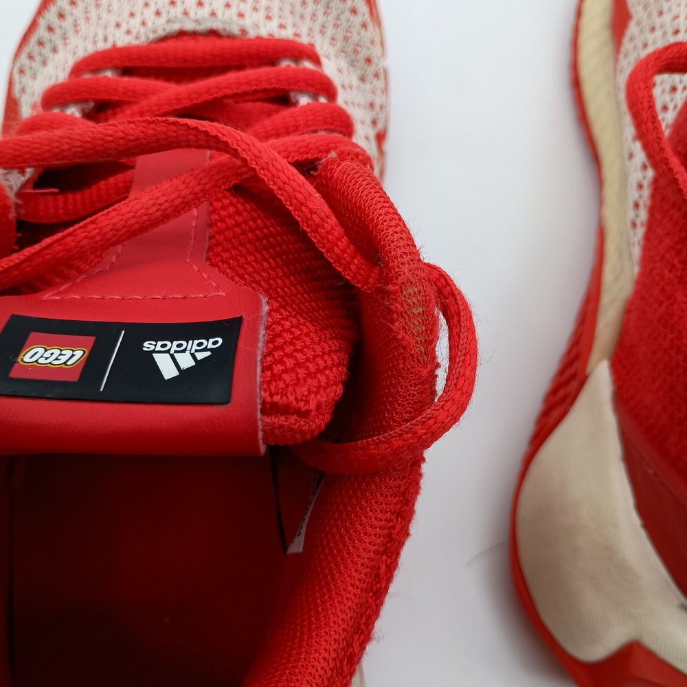 Adidas x LEGO Sport Kids Sneakers Red White Size‎ 3.5Y - Picture 11 of 11